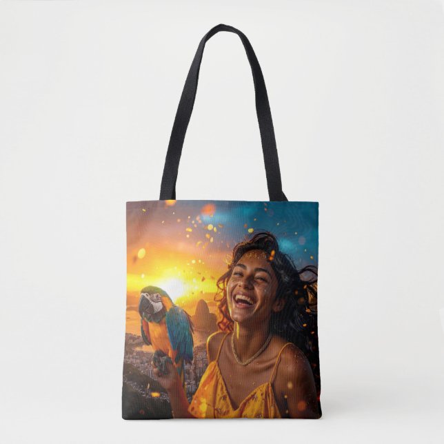 BOLSO DE TELA CARNIVAL EN RÍO (Anverso)
