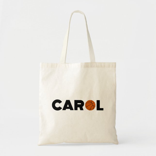 Bolso De Tela Carol Basketball (Frente)