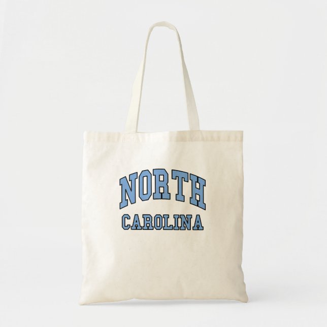 Bolso De Tela Carolina del Norte - Diseño de retroceso - Estado  (Frente)