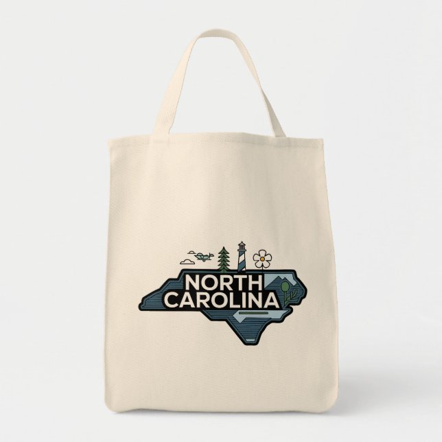 Bolso De Tela Carolina del Norte, Estados Unidos de América (Frente)