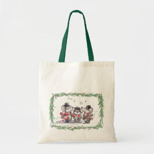 Bolso De Tela Caroling con micrófono, Mac y Moe Tote Bag