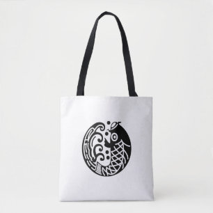 Bolso De Tela Carpa y oleaje