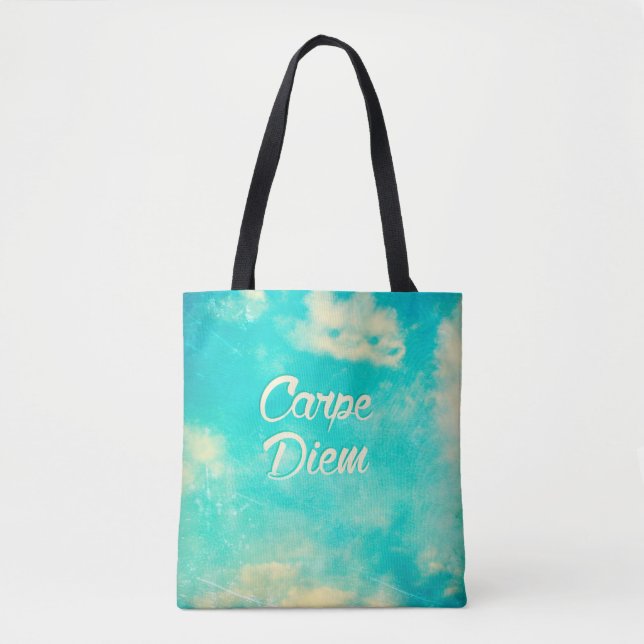 Bolso De Tela Carpe Diem (Anverso)