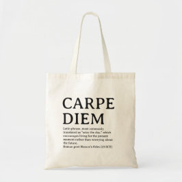 Bolso De Tela Carpe Diem cita latina