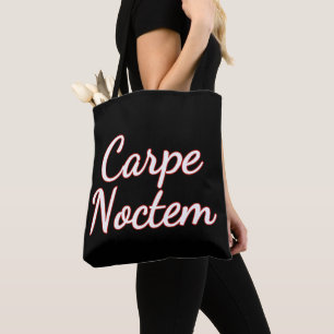 Bolso De Tela Carpe Noctem