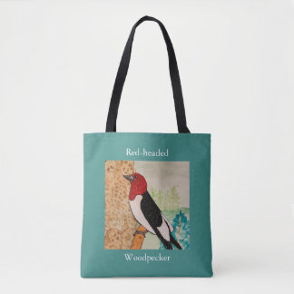 Bolso De Tela Carpintero de cabeza roja