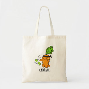 Bolso De Tela Carrate Funny Carrot Karate Pun