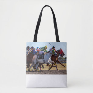 Bolso De Tela Carrera de caballos