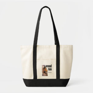 Bolso De Tela Carrera de madera para pizza (con Woodchuck)