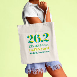 Bolso De Tela Carrera de maratón personalizada 26.2
