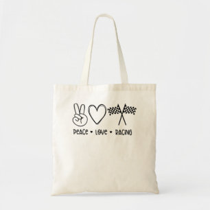 Bolso De Tela Carreras de amor por la paz