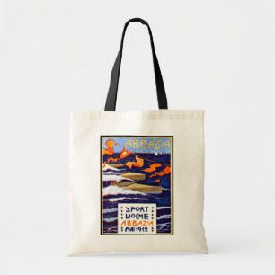 Bolso De Tela Carreras de barcos de velocidad de Abbazia de 1912