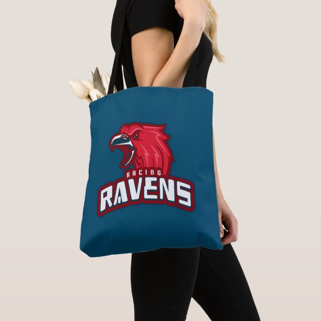 Bolso De Tela Carreras Ravens (Detalle)
