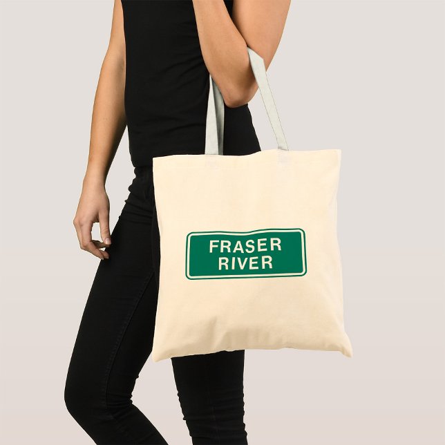 Bolso De Tela Carretera del río Fraser Rótulo British Columbia C (Subido por el creador)