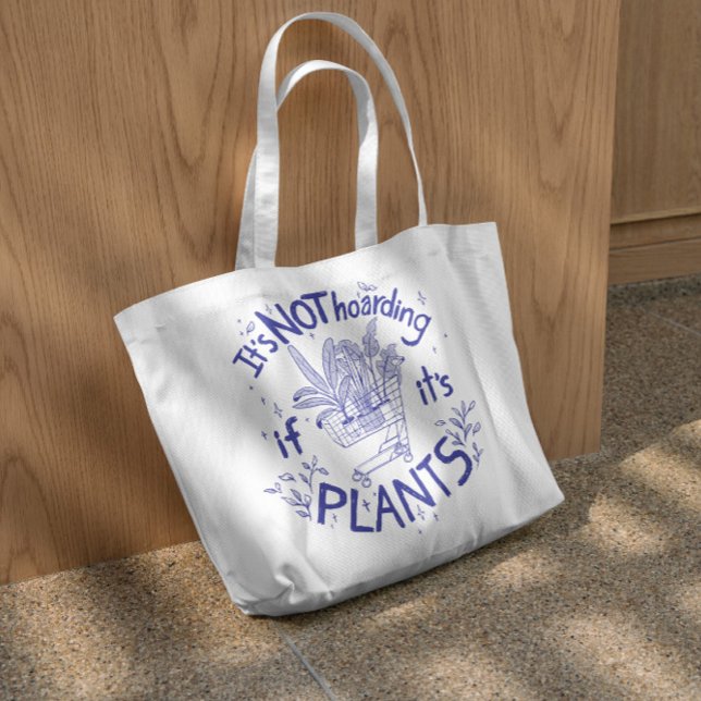 Bolso De Tela Carro de compras con plantas (Subido por el creador)