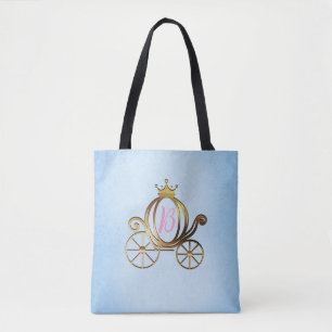 Bolso De Tela Carruaje Real de la Princesa Dorada Libro Azul de
