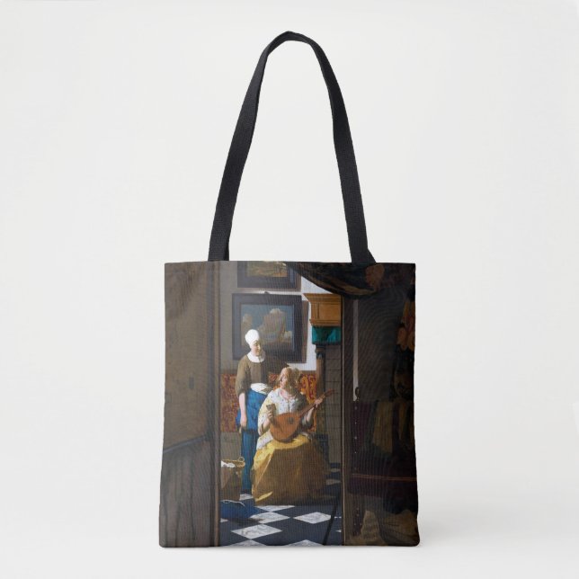 Bolso De Tela Carta de amor, Johannes Vermeer (Anverso)