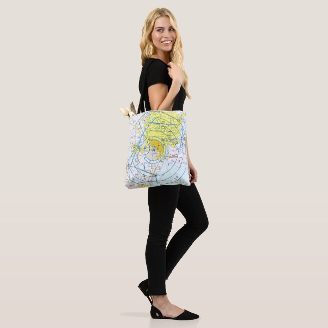 Bolso De Tela Carta de Aviación (Puesto)
