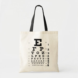 Bolso De Tela Carta de ojo