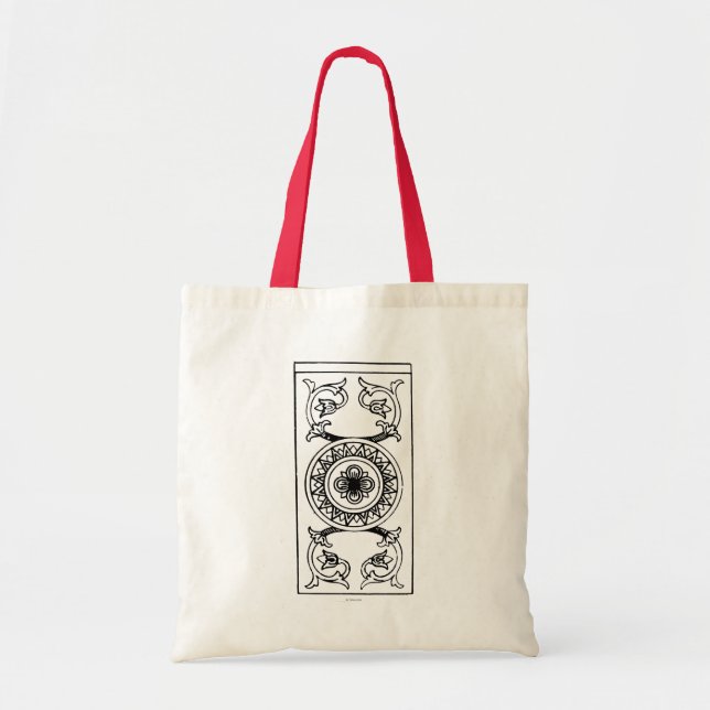 Bolso De Tela Carta de tarot: As de peniques (Frente)