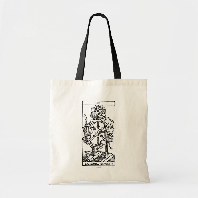Bolso De Tela Carta de tarot: Fortuna (Frente)
