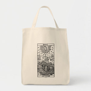 Bolso De Tela Carta de tarot: La luna