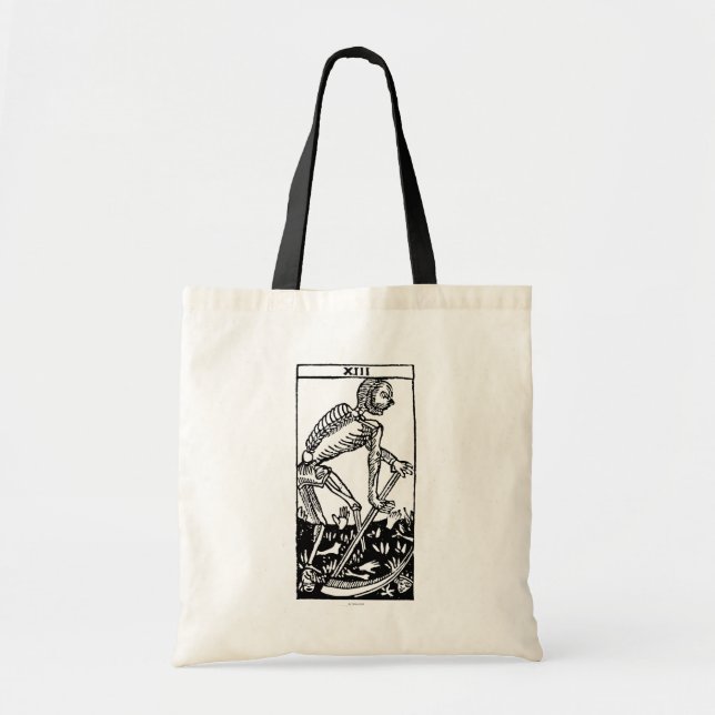 Bolso De Tela Carta de tarot: Muerte (Frente)