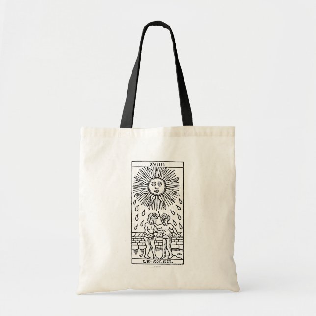 Bolso De Tela Carta de tarot: The Sun (Frente)