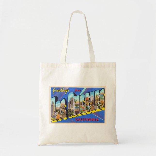 Bolso De Tela Carta grande de California de Los Ángeles (Frente)