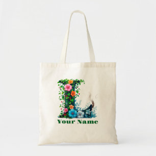 Bolso De Tela Carta Personalizada L