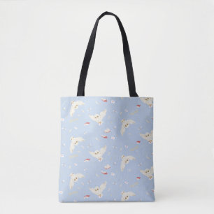 Bolso De Tela Cartas y Libros de Búho Hedwig