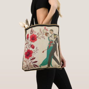 Bolso De Tela Carte Postale Tote Bag