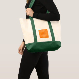 Bolso De Tela Cartel de control combinado naranja de ShirleyTayl