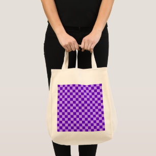 Bolso De Tela Cartel de la combinación púrpura de ShirleyTaylor