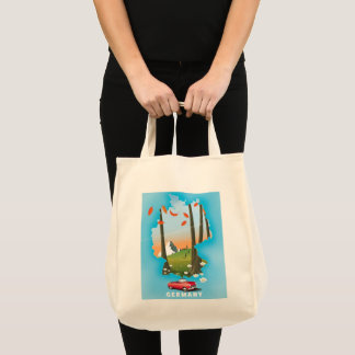 Bolso De Tela Cartel de viaje a Alemania.