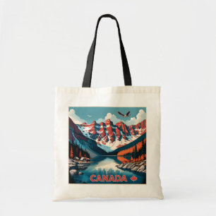 Bolso De Tela Cartel de viaje de Canadá