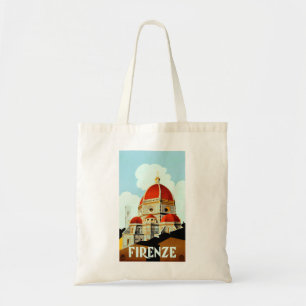 Bolso De Tela Cartel de viaje de Florencia