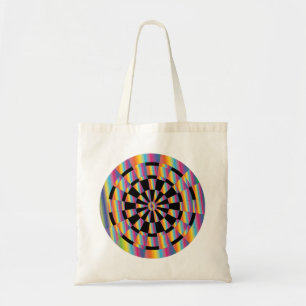 Bolso De Tela Cartón psicodélico