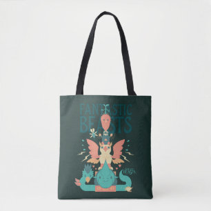 Bolso De Tela Cartoon Fantastic Beasts Emerge From Suitcase