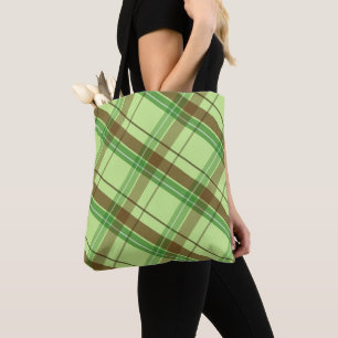 Bolso De Tela Carver Plaid