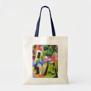 Bolso De Tela Casa con Árboles de Franz Marc, Arte Antiguo Refin