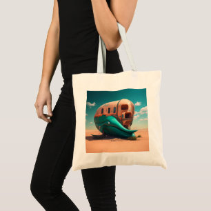 Bolso De Tela Casa de ballenas del desierto