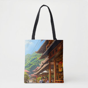 Bolso De Tela Casa de Café Javanés