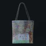 Bolso De Tela Casa de campo en la Alta Austria, por Gustav Klimt<br><div class="desc">Casa de campo en la Alta Austria (1912) de Gustav Klimt es un simbolismo de la época victoriana de la pintura de arte fino. Una escena natural con árboles y un campo de flores con un granero en una granja. La gran estructura de madera tiene ventanas. Sobre el artista: Gustav...</div>