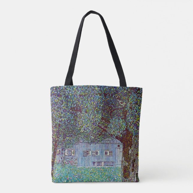 Bolso De Tela Casa de campo en la Alta Austria, por Gustav Klimt (Reverso)