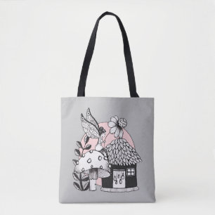 Bolso De Tela Casa De Hadas Y De Hadas Encantadas