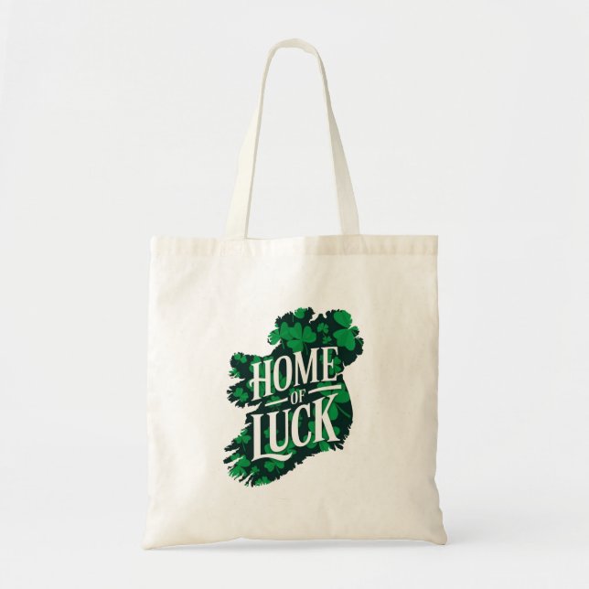 Bolso De Tela Casa de la Luck Ireland (Frente)