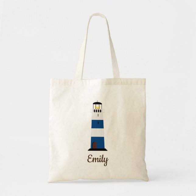 Bolso De Tela Casa de luz temática Personalizado personalizada (Frente)