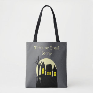 Bolso De Tela Casa de miedo embrujada