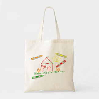 Bolso De Tela Casa del creyón